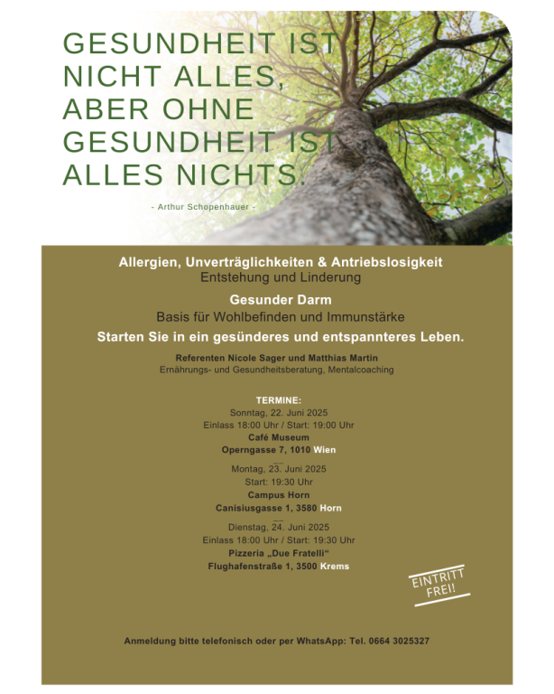 Gesundheit ist kein Zufall